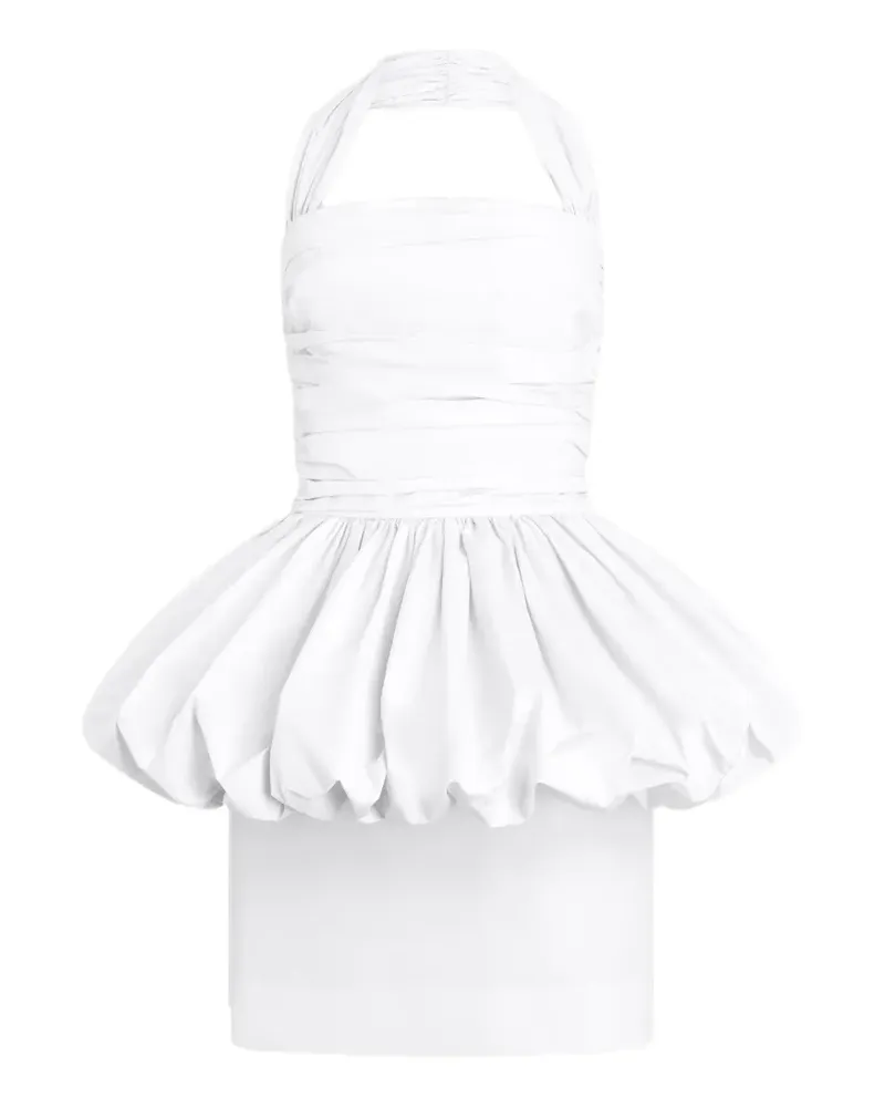 Patou Minikleid mit Neckholder - Weiß Weiß