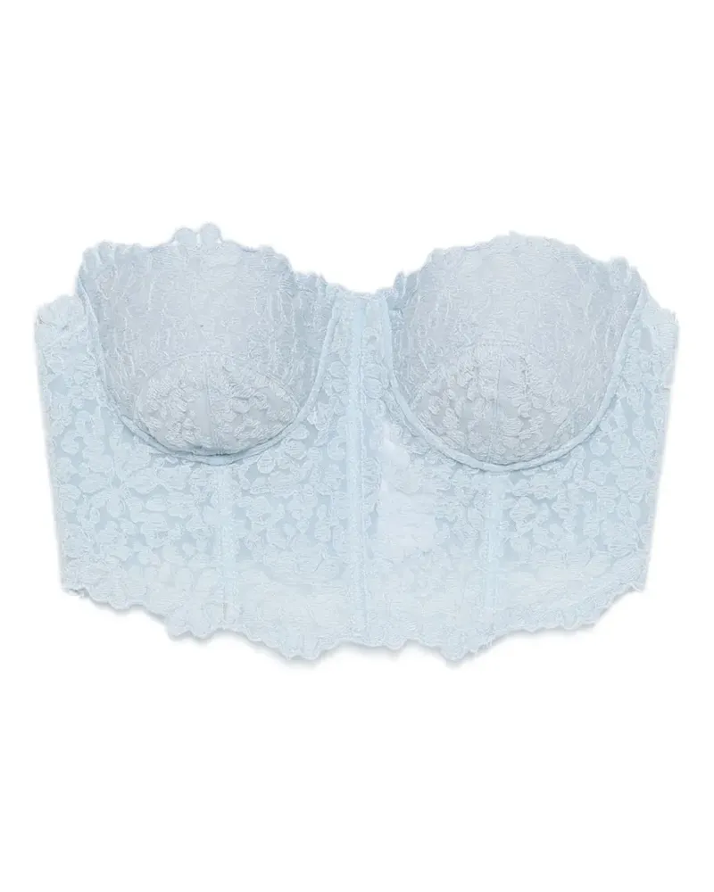 Ermanno Scervino lace spaghetti-strap top - Blau Blau
