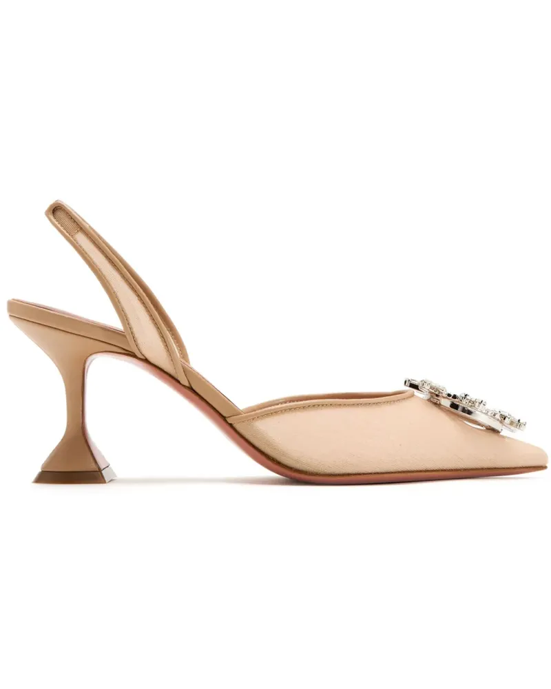 Amina Muaddi Begum Pumps 70mm - Nude Nude