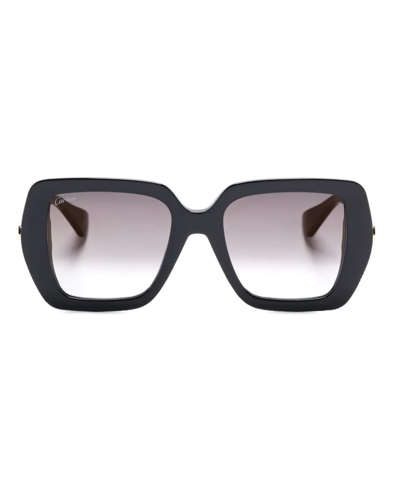 Cartier C de Cartier Sonnenbrille - Schwarz Schwarz