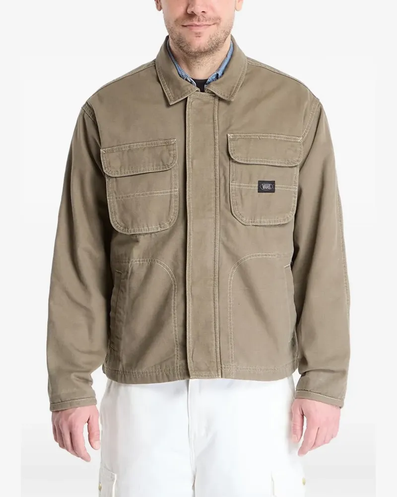 Vans Umber Pigment Jacke aus Canvas - Nude Nude