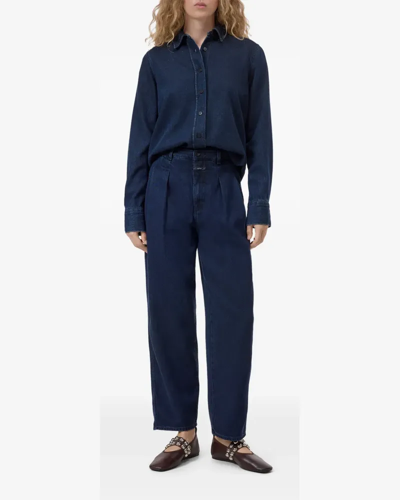 Closed Ruthy Jeans mit Falten - Blau Blau
