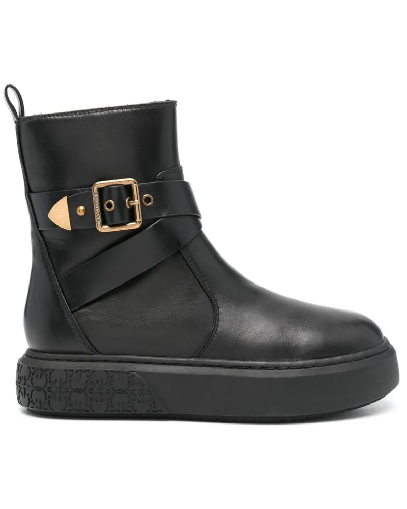 Pinko Yoko Stiefeletten - Schwarz Schwarz