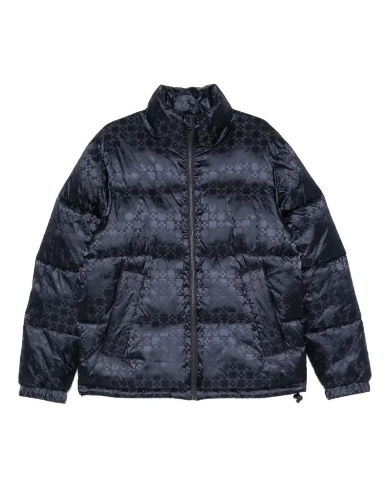 Sandro Geometrisch gemusterte Steppjacke - Blau Blau