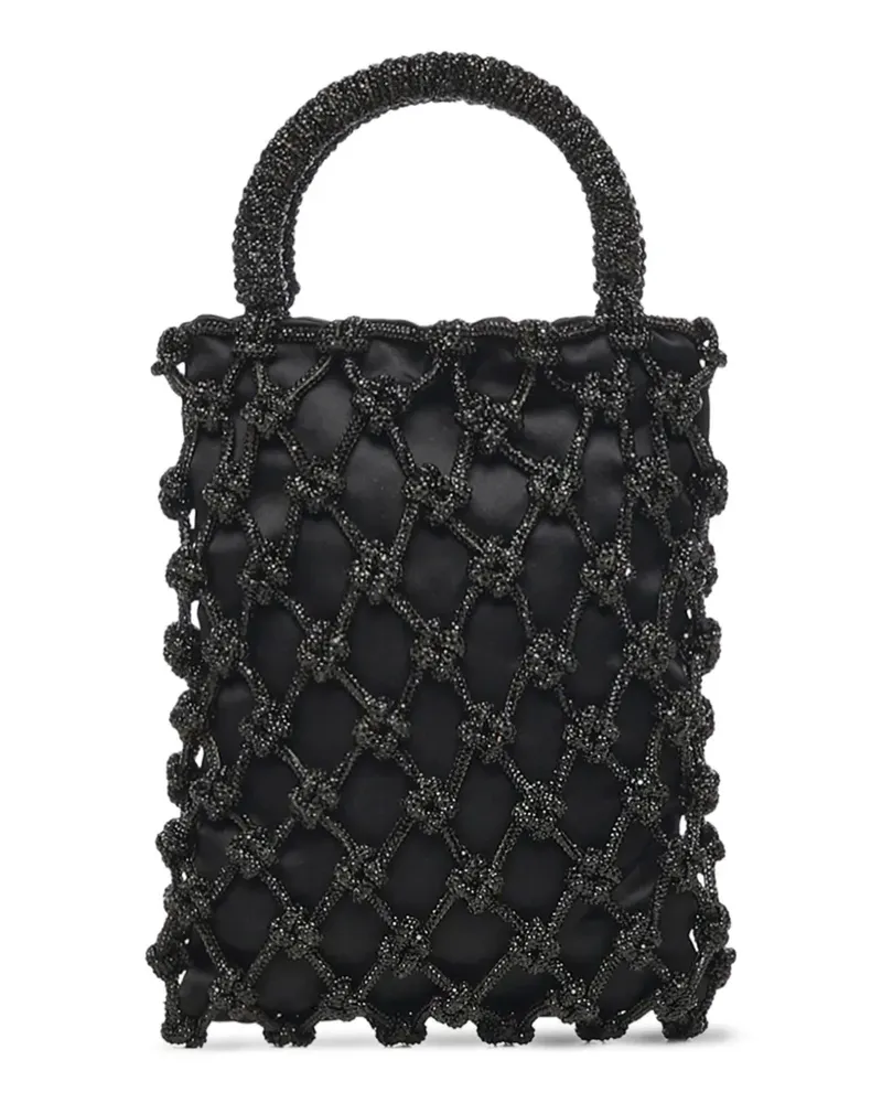 Rosantica crystal-embellishment top-handle tote bag - Schwarz Schwarz