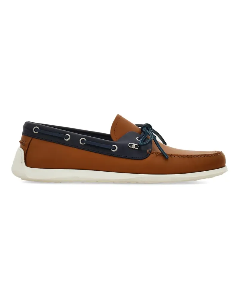 Ferragamo boat loafers - Braun Braun