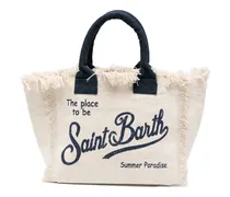 Vanity Shopper mit Fransen - Nude