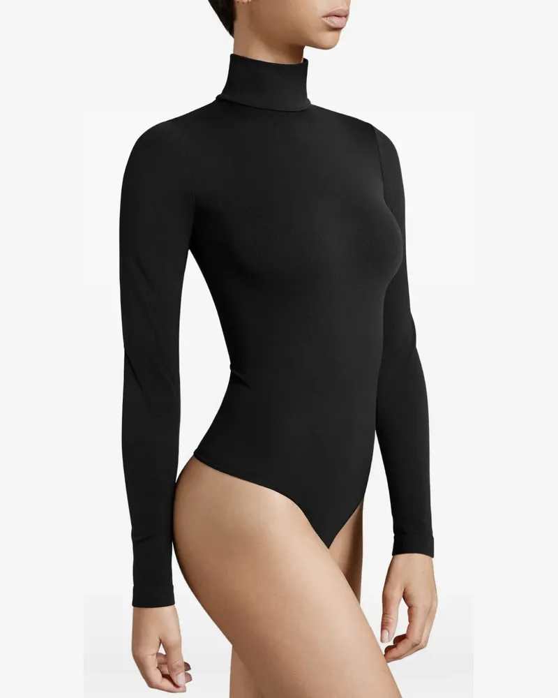 Wolford Body mit Rollkragen - Schwarz Schwarz