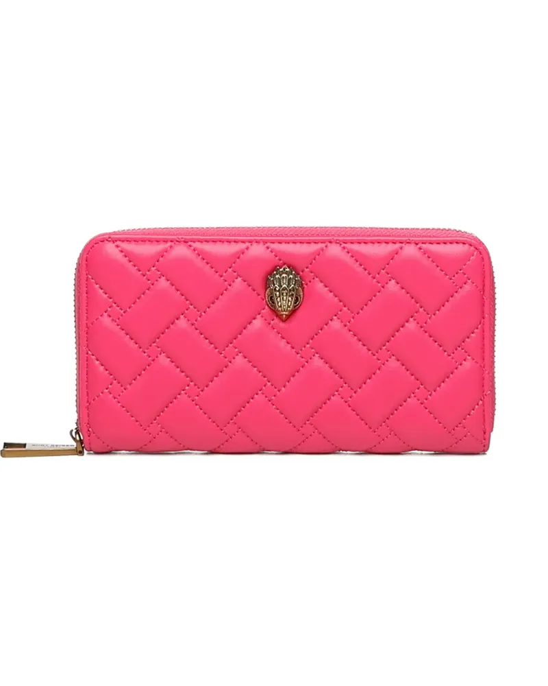 Kurt Geiger Quilted emblem wallet - Rosa Rosa