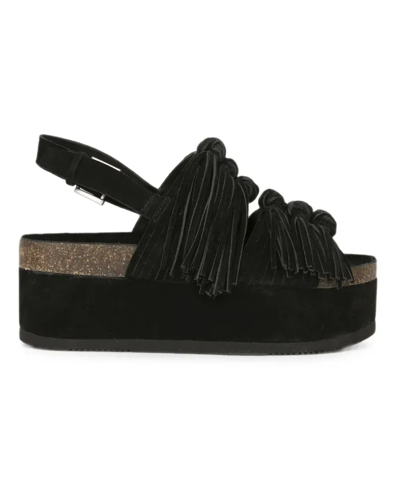 ash Monoi Sandalen - Schwarz Schwarz
