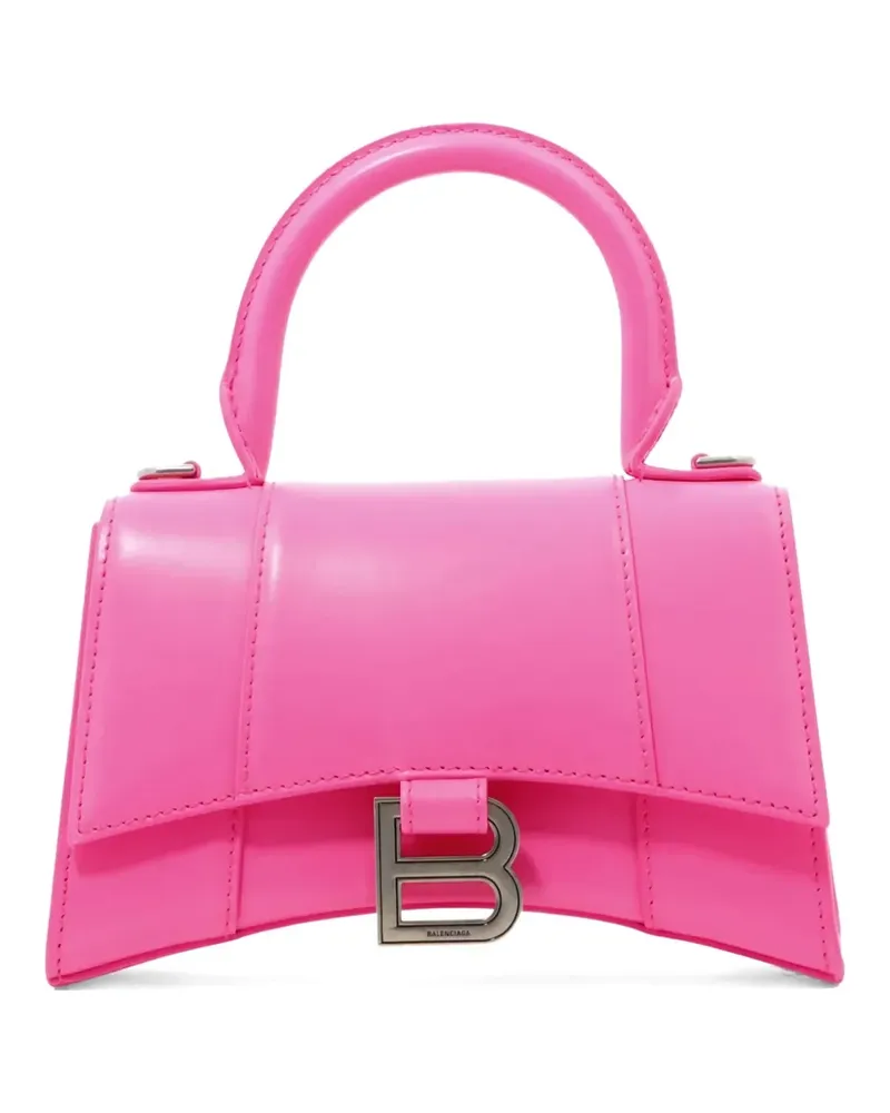 Balenciaga Hourglass Tote Bag mit Logo-Detail - Rosa Rosa