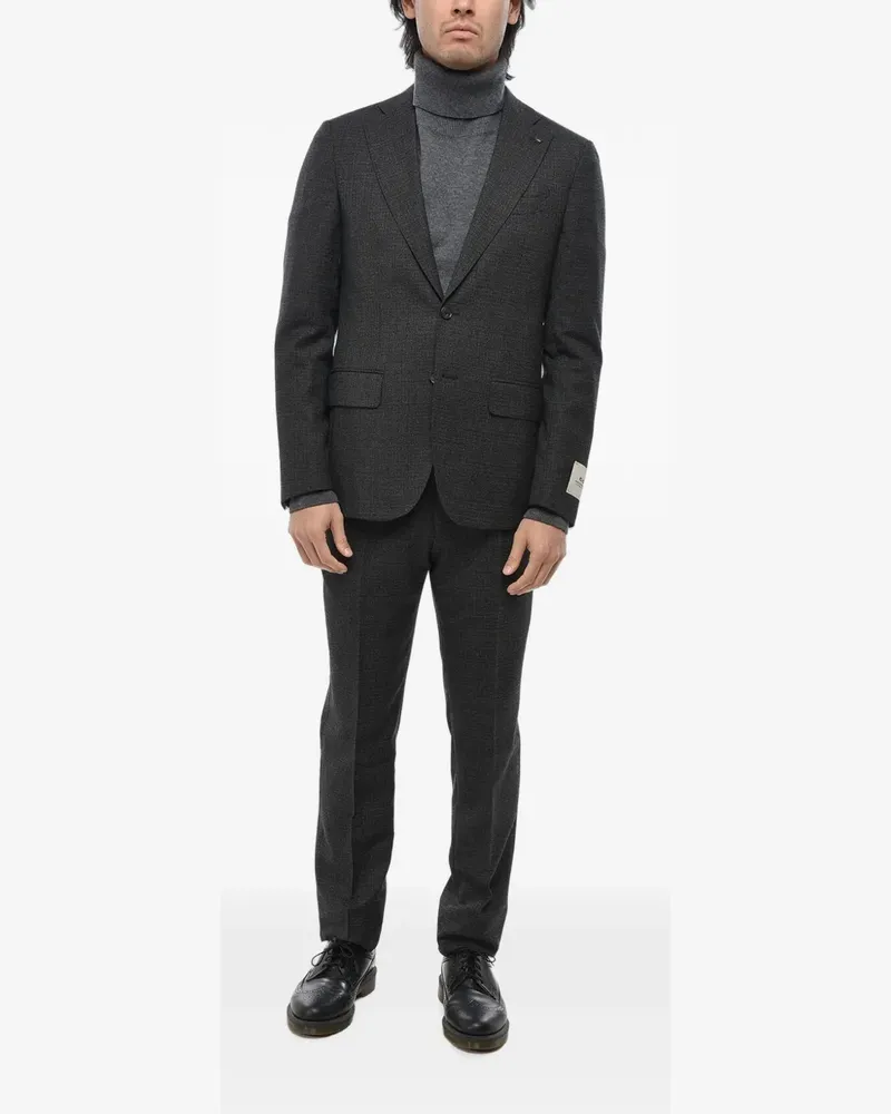 Corneliani Einreihiger Anzug - Grau Grau