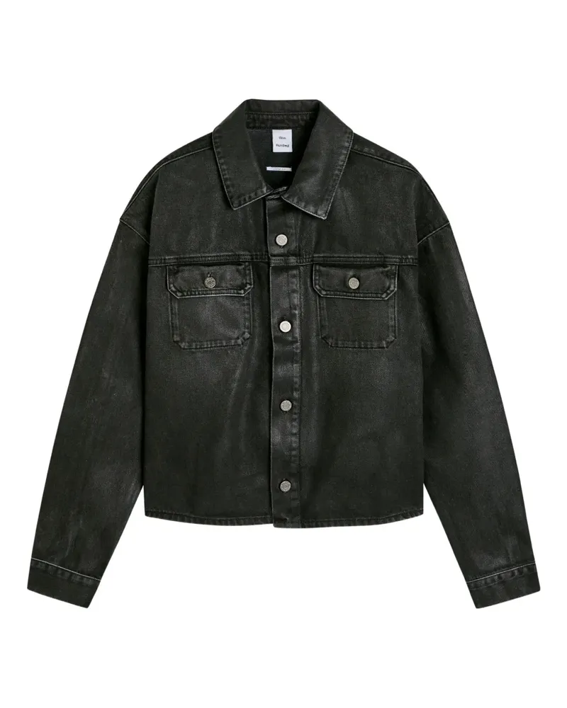 Won Hundred Syon buttoned pocket denim jacket - Schwarz Schwarz