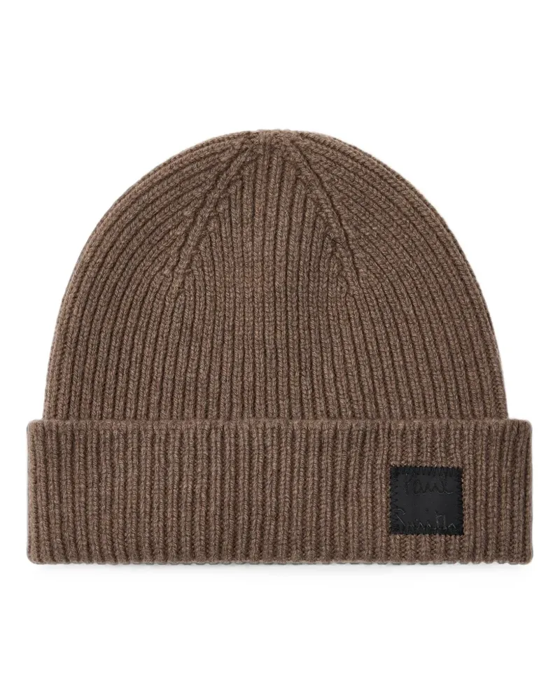 Paul Smith Beanie aus Kaschmirgemisch - Braun Braun