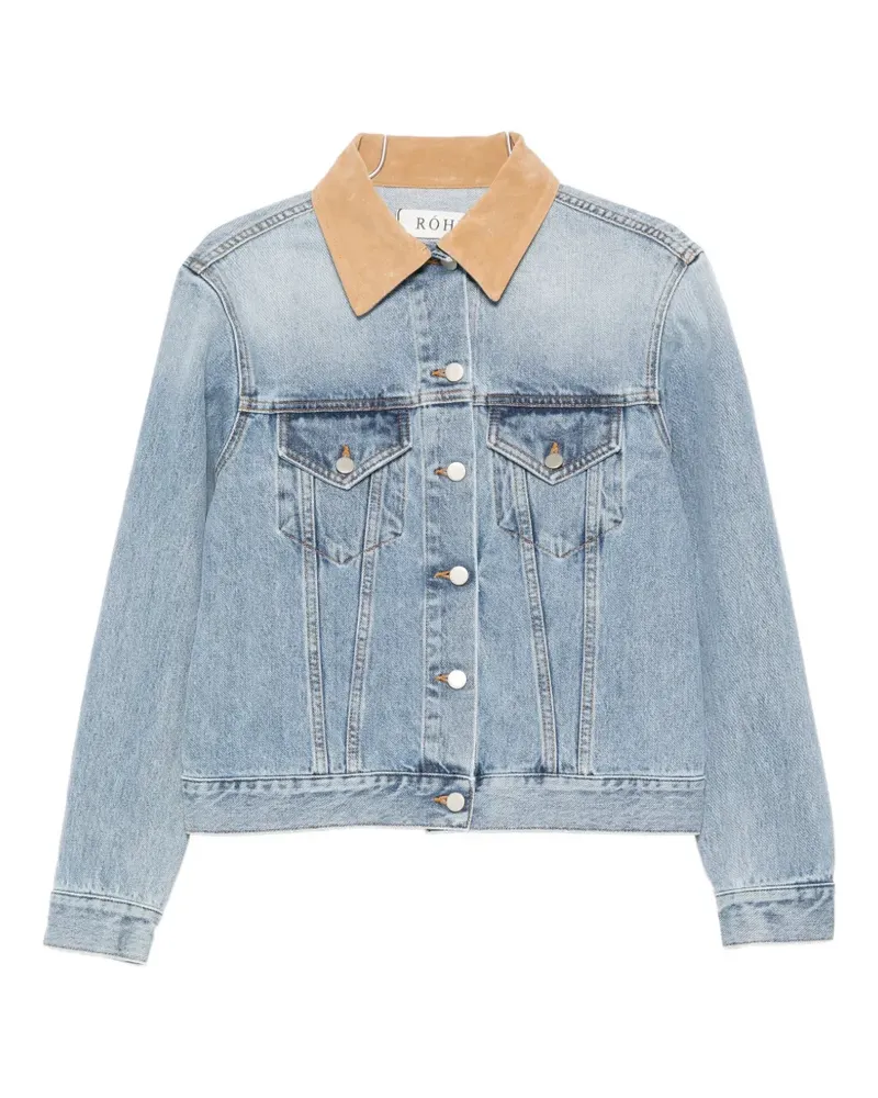 Róhe collar pocket jacket - Blau Blau