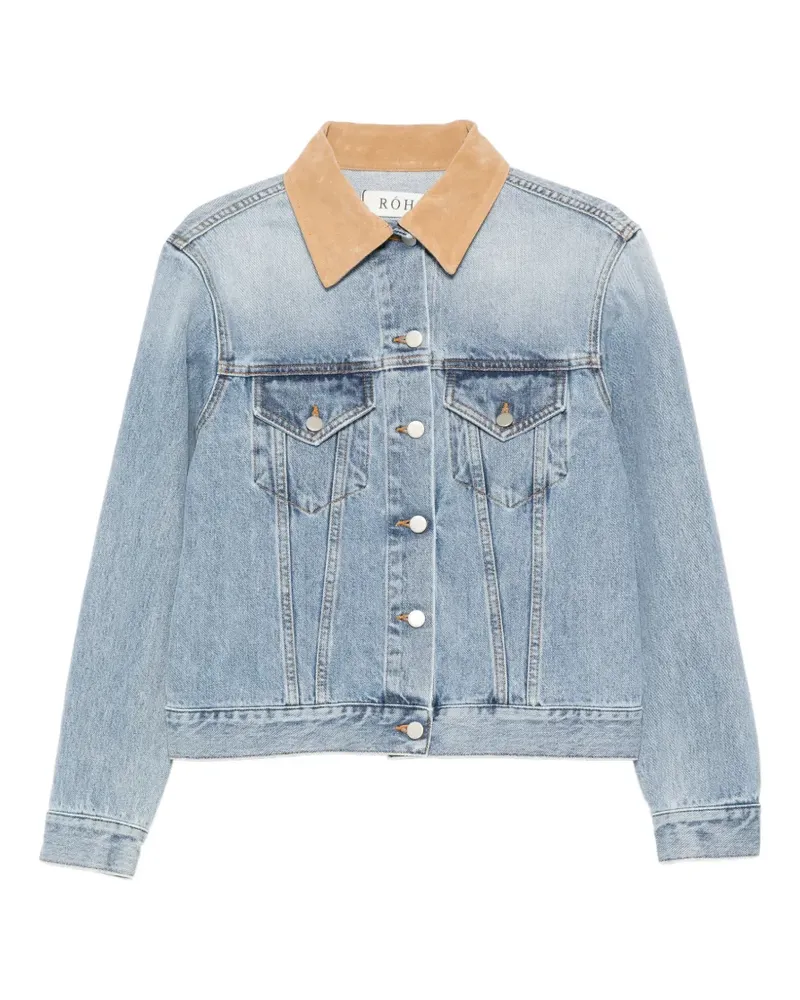 Róhe collar pocket jacket - Blau Blau