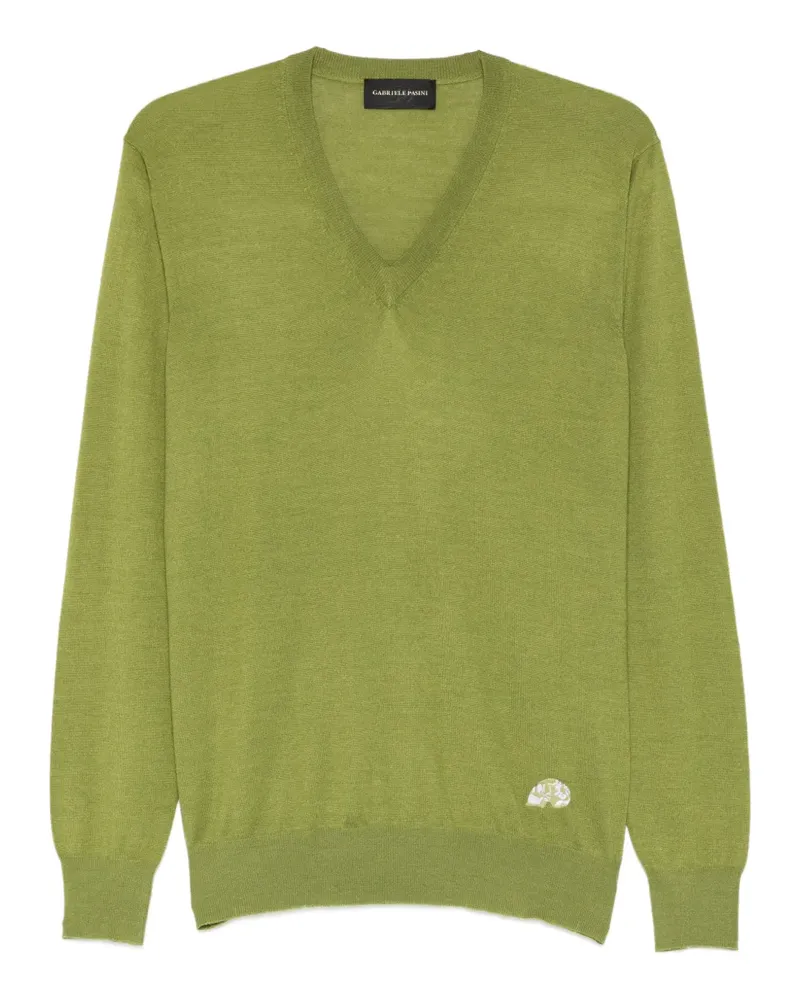 Gabriele Pasini Gestricktes T-Shirt - Grün Grün