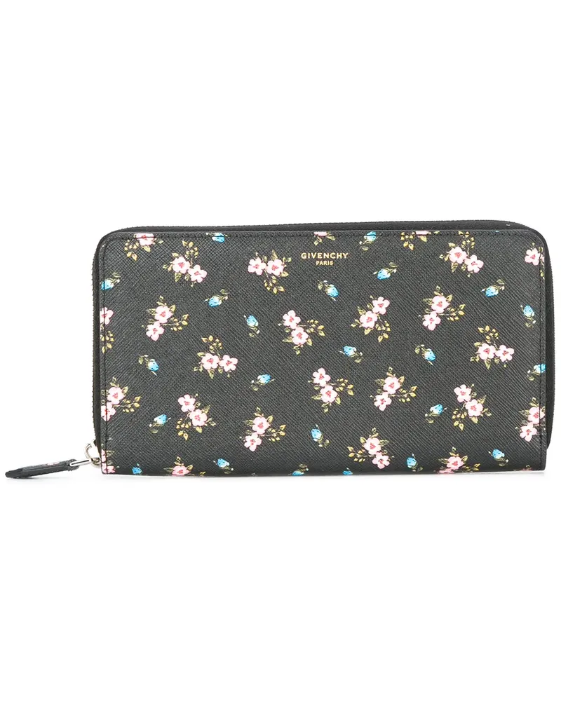 Givenchy Pandora' Portemonnaie mit Blumen-Print - Schwarz Schwarz