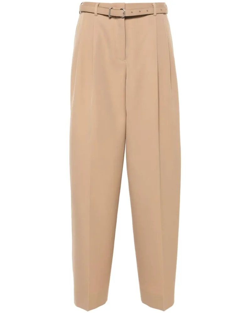 Jil Sander Hose mit Gürtel - Braun Braun