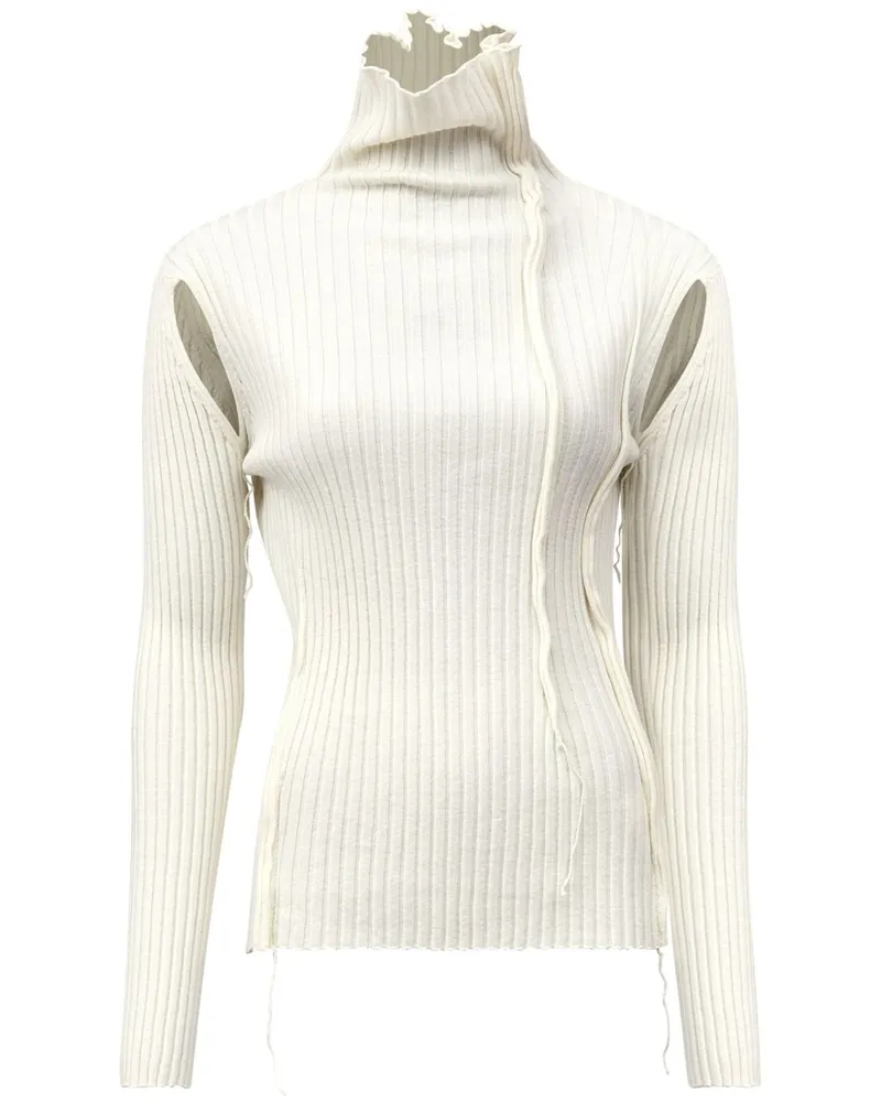 Maison Margiela Pullover mit Rollkragen - Weiß Weiß