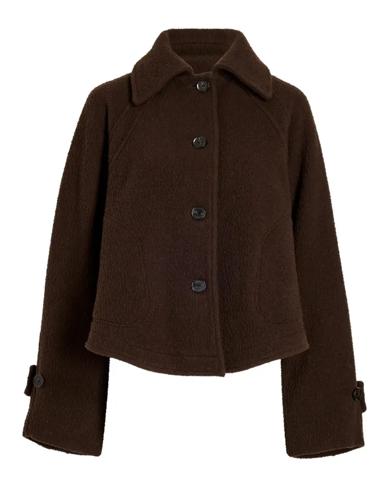 Proenza Schouler Clarice Jacke aus Casentino - Braun Braun
