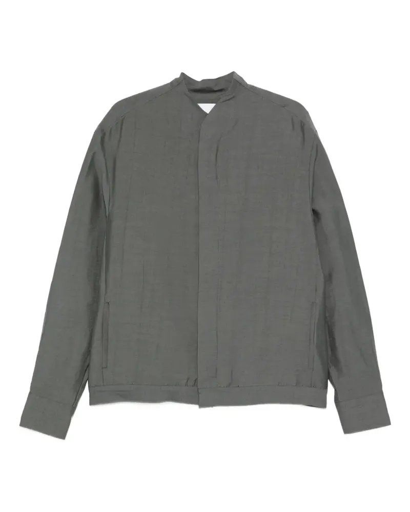 Costumein Kragenlose Jacke - Grün Grün