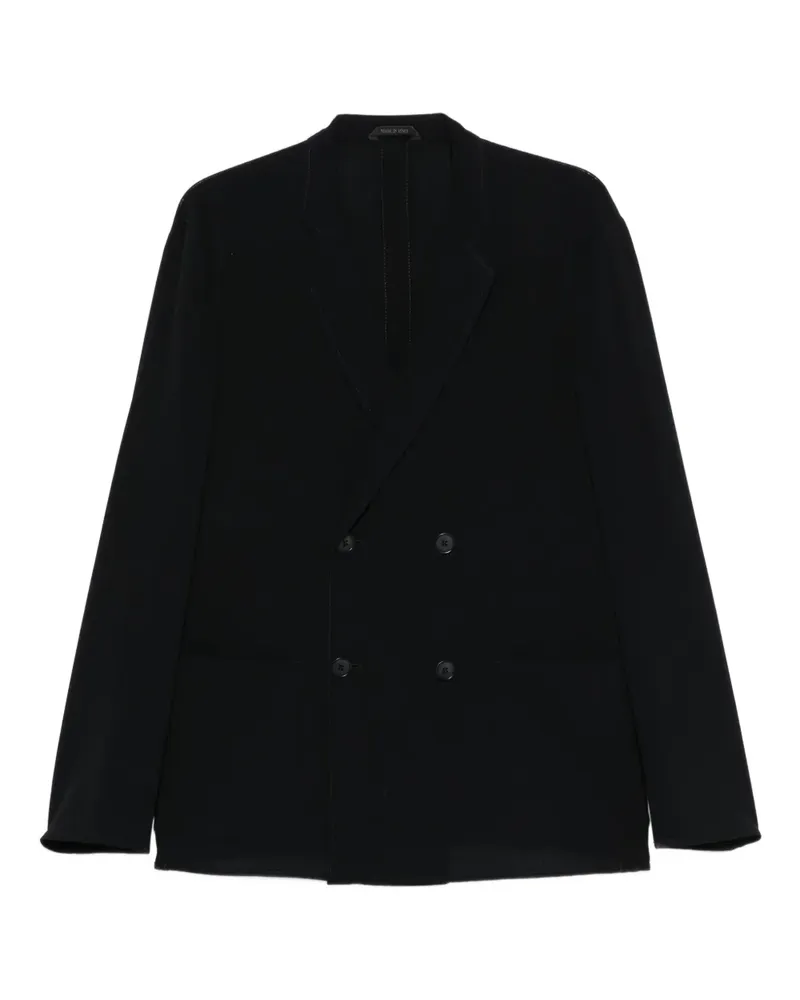 Giorgio Armani Doppelreihiges Sakko - Blau Blau