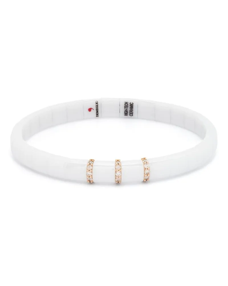 Roberto Demeglio 18kt Rotgoldarmband mit Diamanten - Weiß Weiß