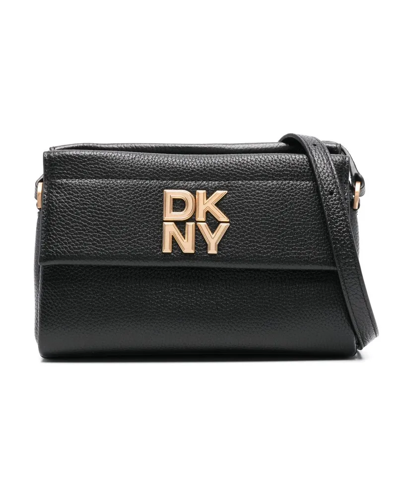 DKNY Umhängetasche mit Logo - Schwarz Schwarz