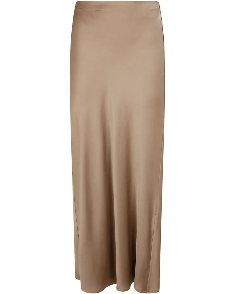 Antonelli Firenze Midirock im Satin-Look - Nude Nude