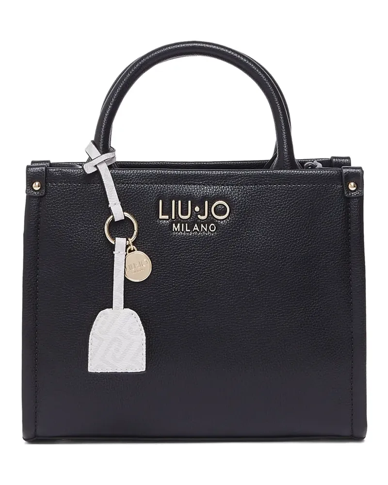 Liu Jo Handtasche mit kleinem Anhänger - Schwarz Schwarz