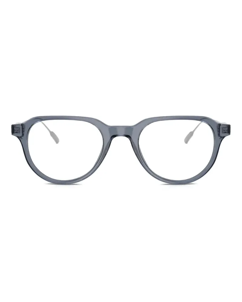 Moncler Brille mit rundem Gestell - Blau Blau