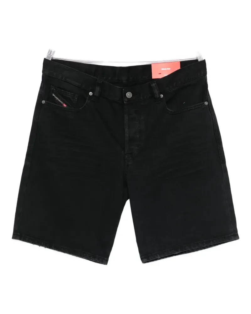 Diesel button-fastening shorts - Schwarz Schwarz