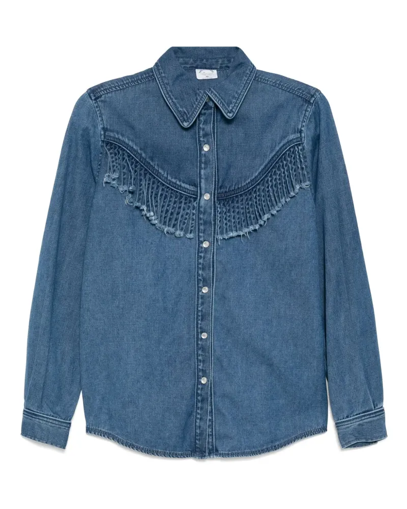 The Upside Wildwest Hemd mit Fransen - Blau Blau