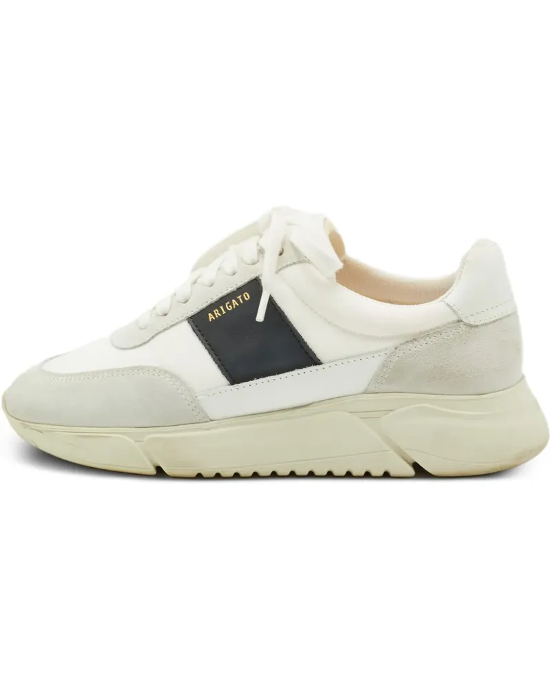 Axel Arigato Pre-owned Genesis Sneakers mit Wildledereinsätzen - Weiß Weiß