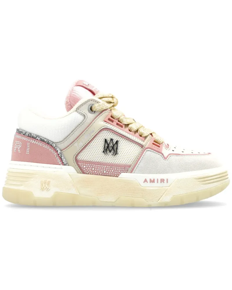Amiri Sneakers im Glitter-Look - Nude Nude