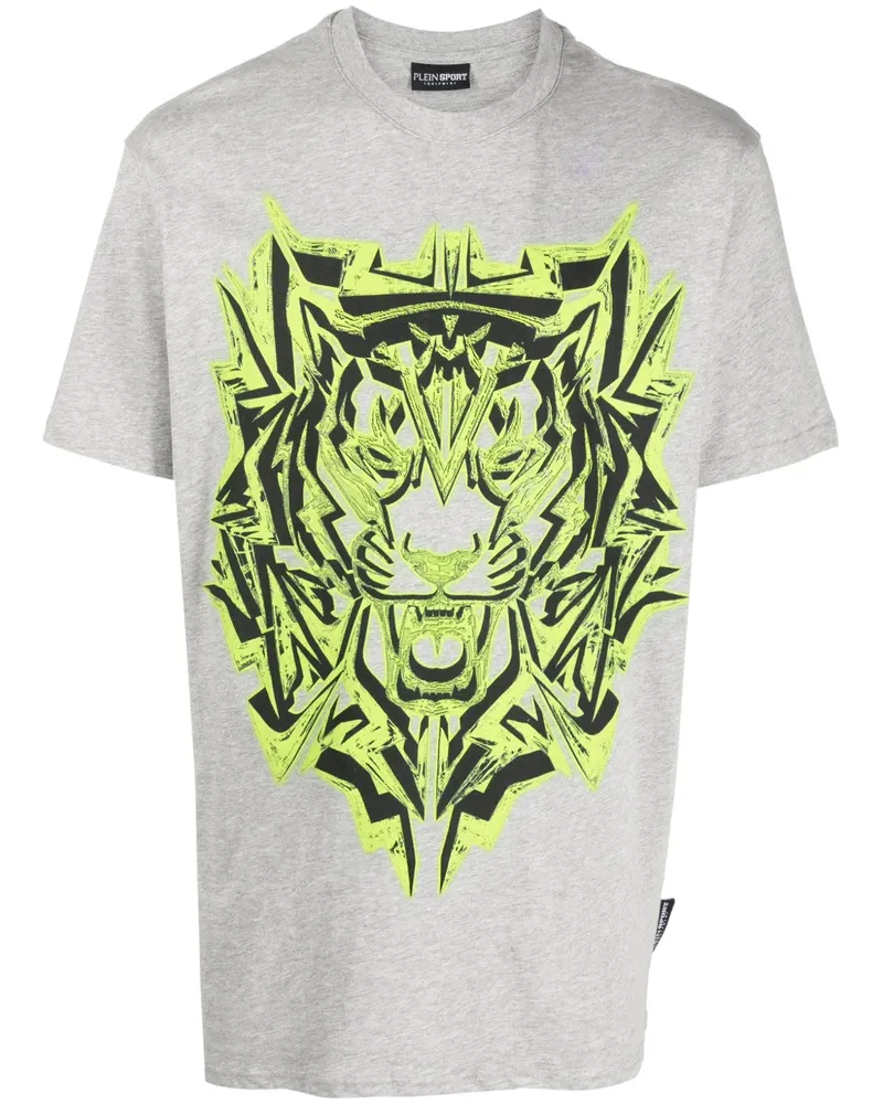 Philipp Plein Thunder Tiger T-Shirt - Grau Grau