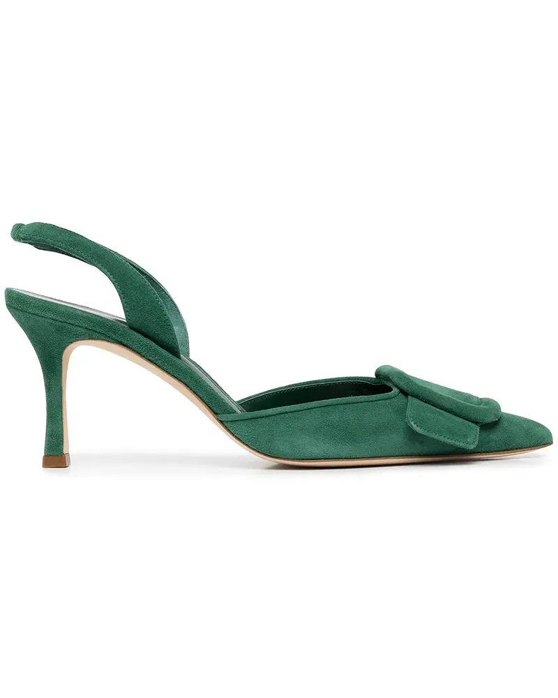 Manolo Blahnik Maysale Slingback-Pumps - Grün Grün