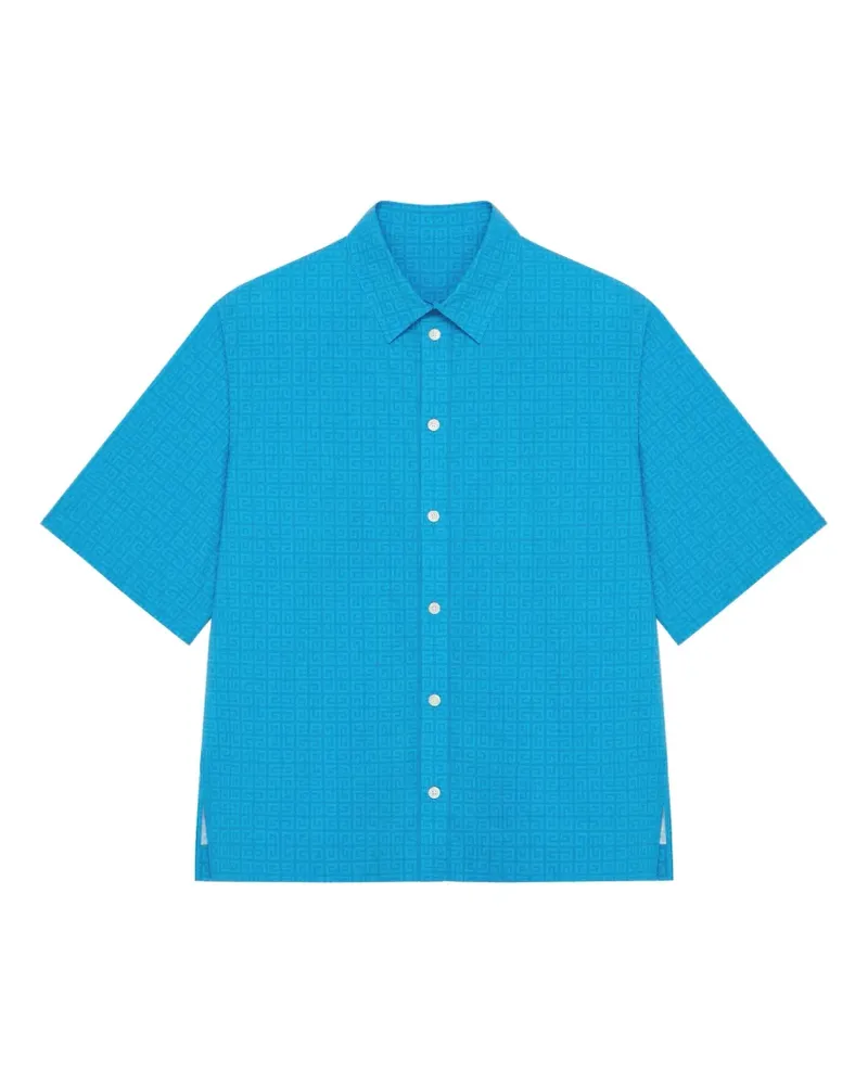 Givenchy 4G Jacquard Beach boxy-fit shirt - Blau Blau