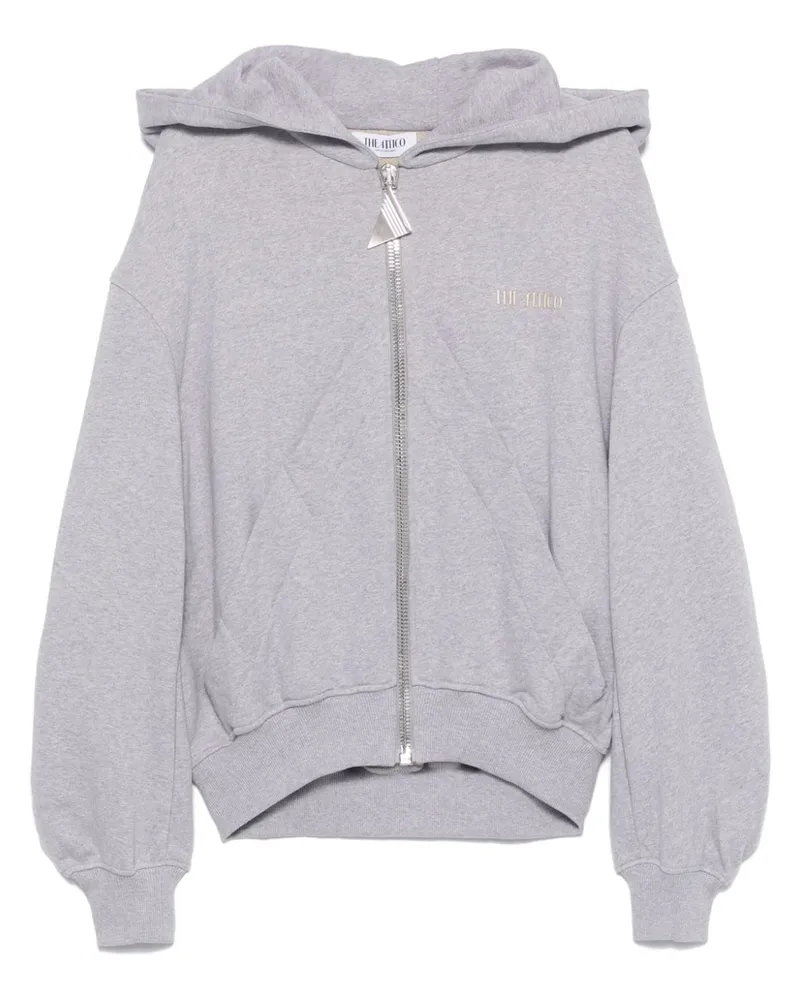 ATTICO Hoodie mit Logo - Grau Grau