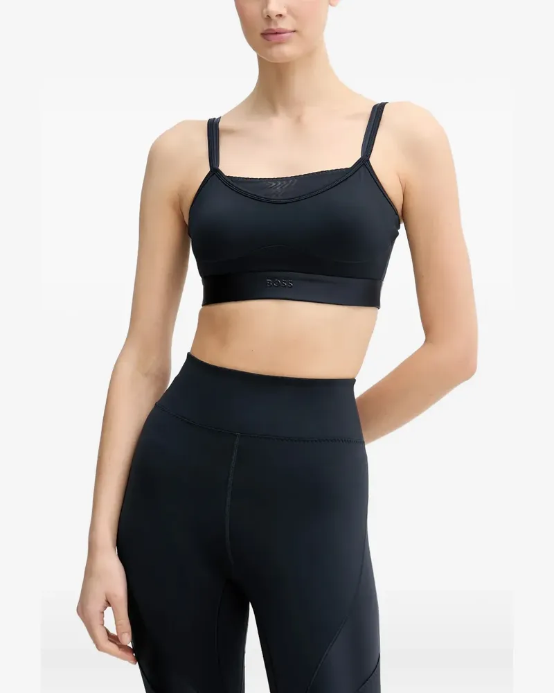 HUGO BOSS Edele Sport-BH - Blau Blau