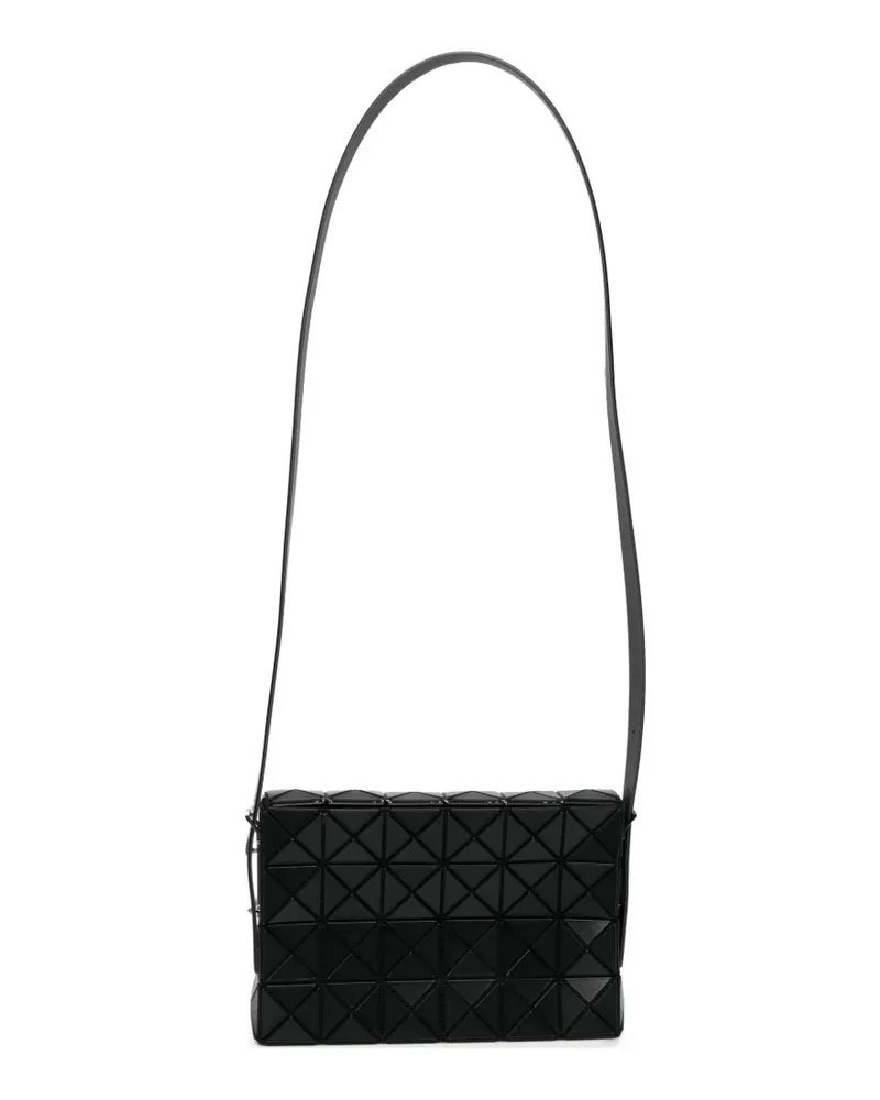 Issey Miyake Oblong geometric-panel cross body bag - Schwarz Schwarz