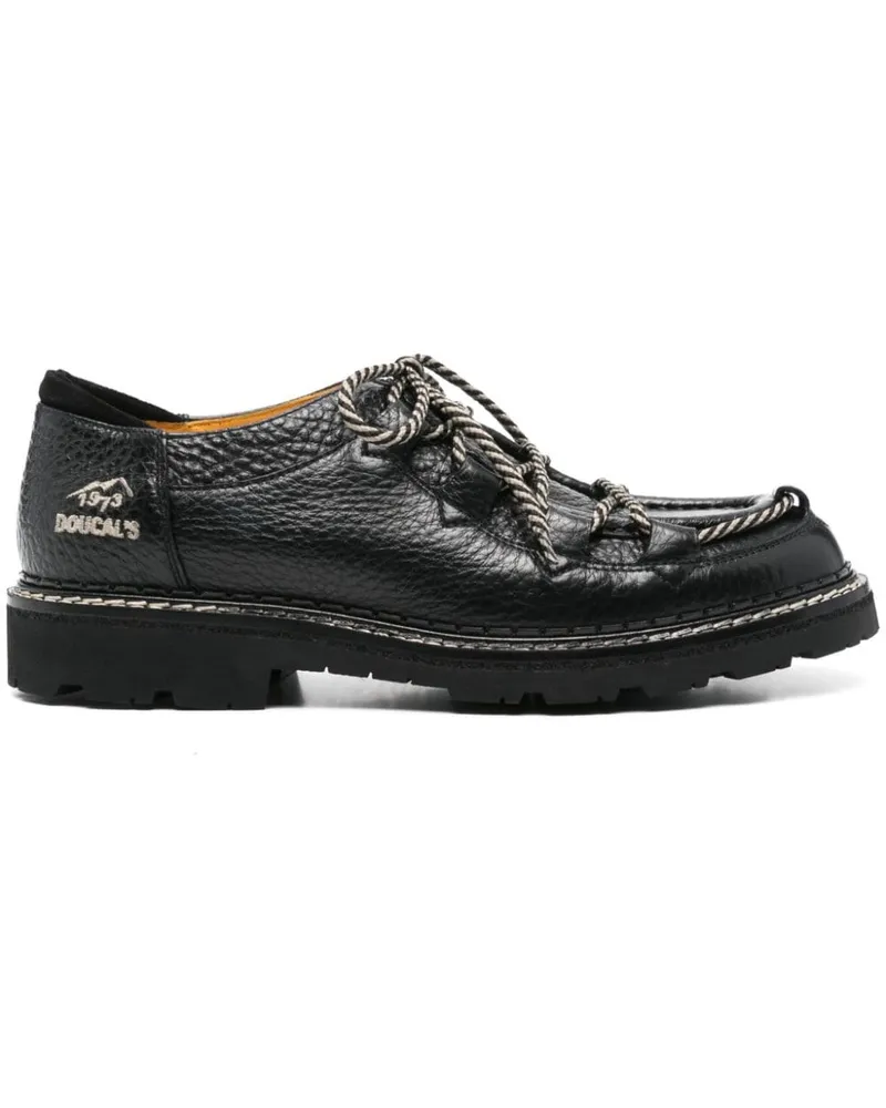 Doucal´s Klassische Derby-Schuhe - Schwarz Schwarz