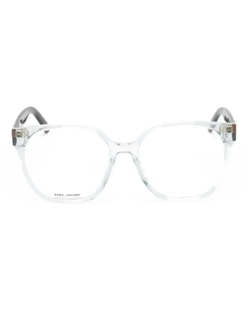 Marc Jacobs Eckige Brille in Schildpattoptik - Weiß Weiß