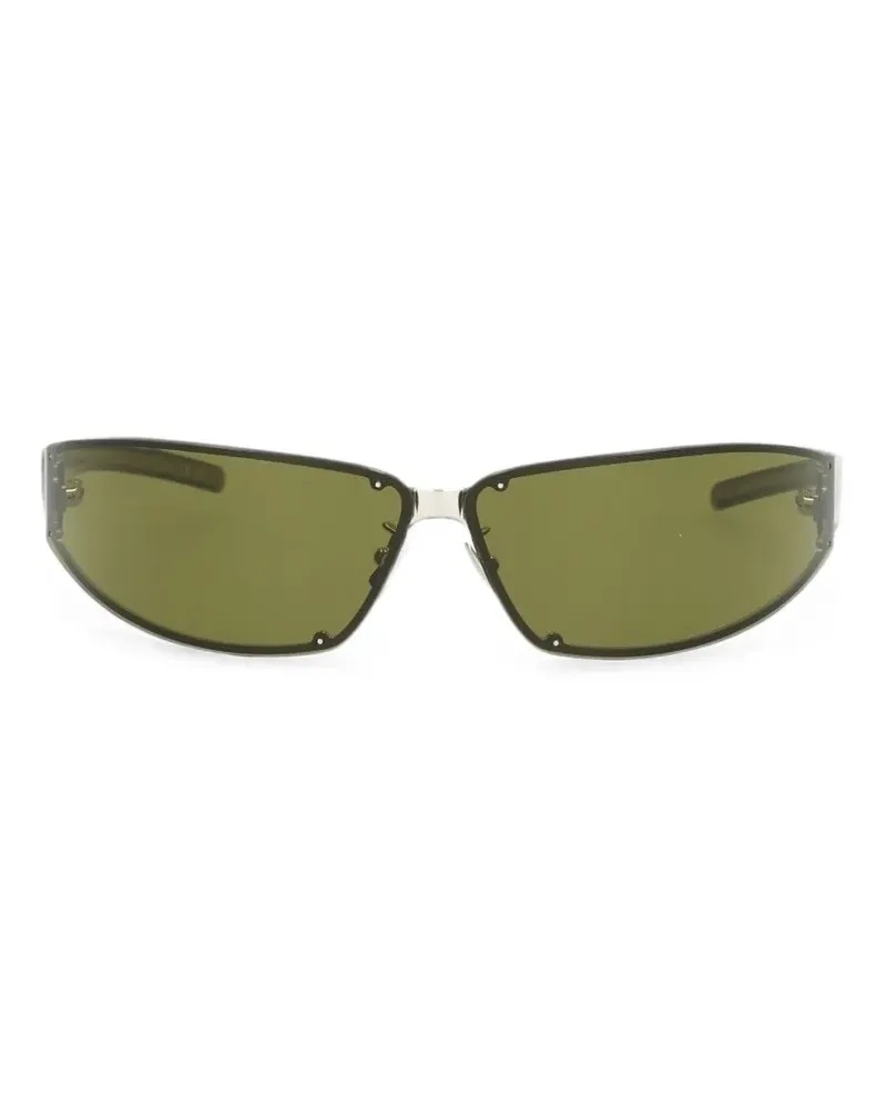 Saint Laurent SL 963 Sonnenbrille mit geometrischem Gestell - Grün Grün