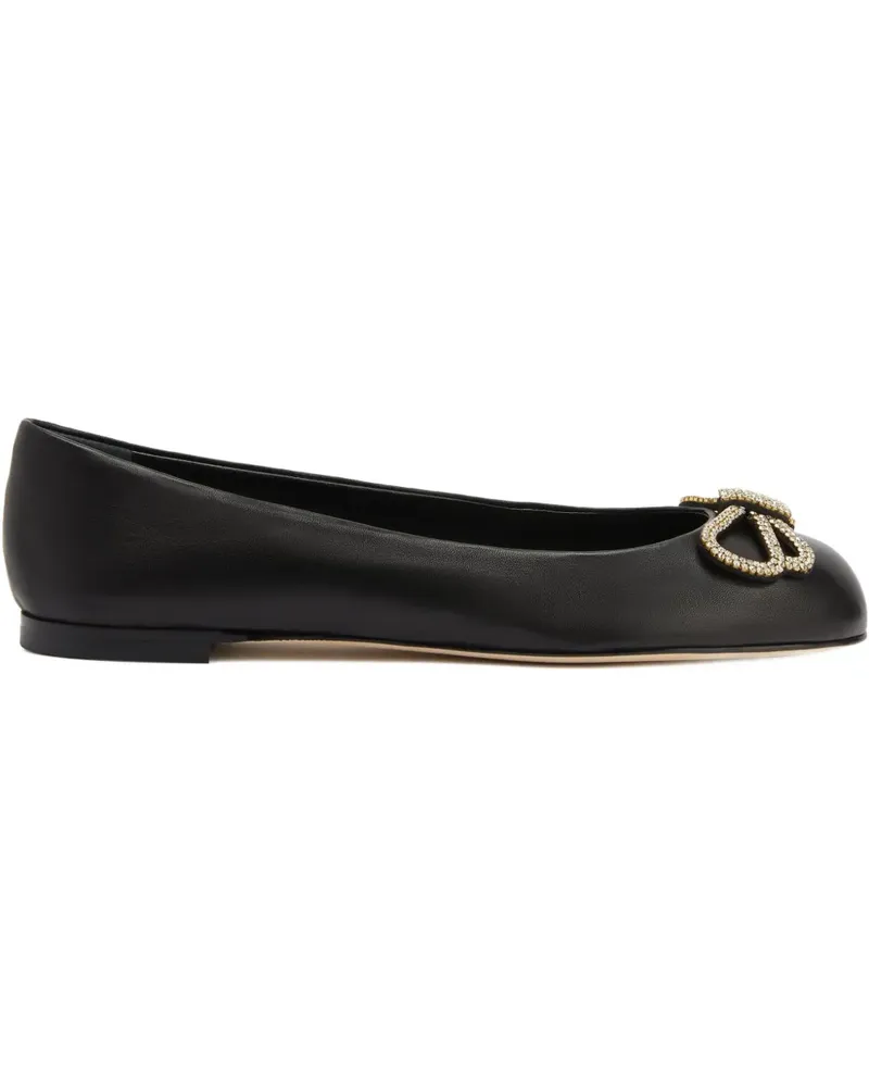 Giuseppe Zanotti Verzierte Zari Ballerinas - Schwarz Schwarz