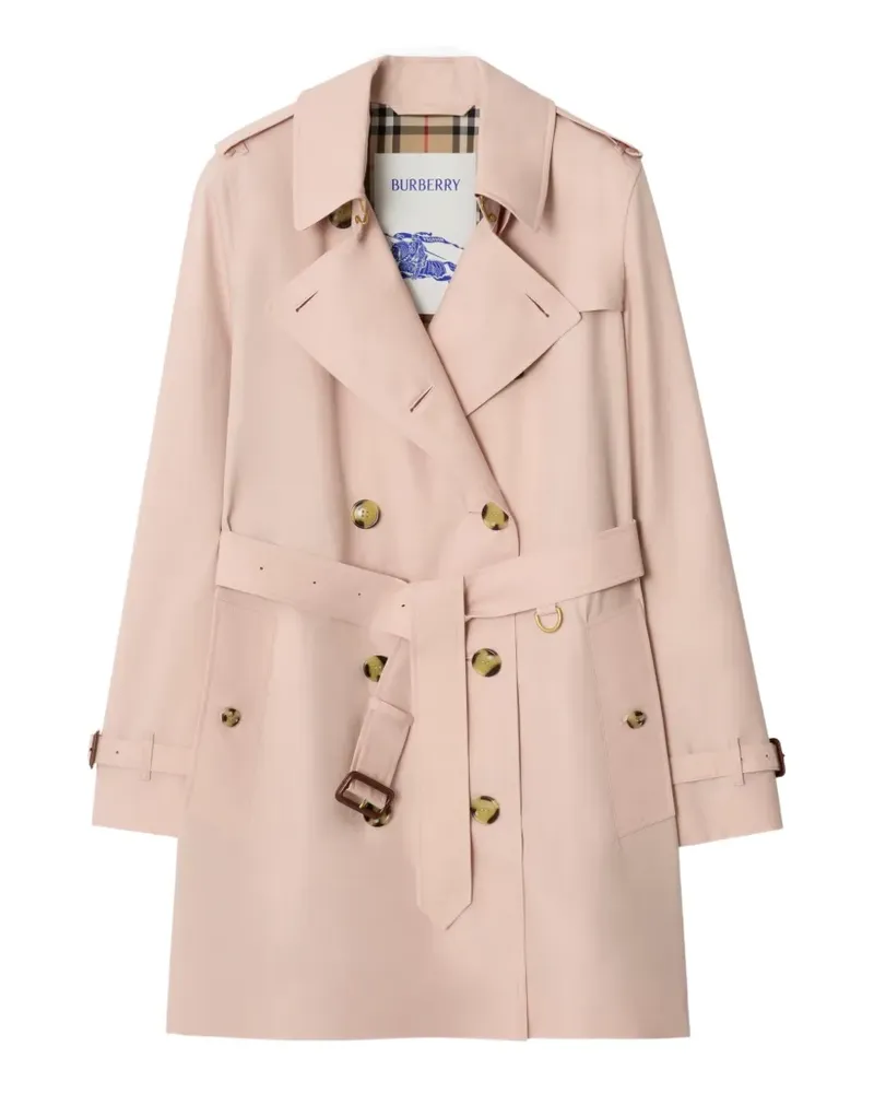 Burberry double-breasted trench coat - Rosa Rosa