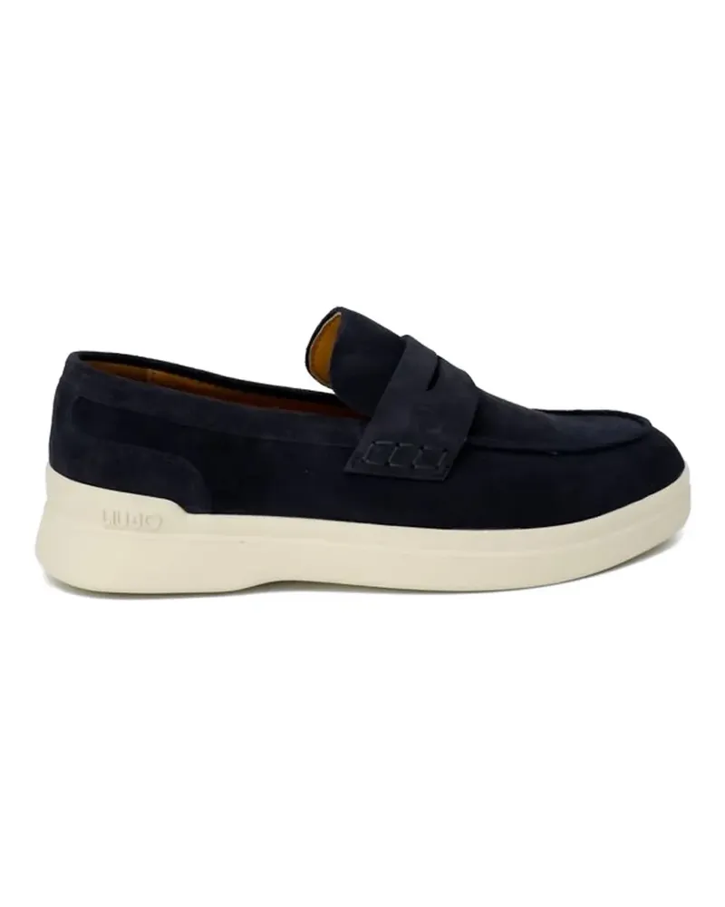Liu Jo suede penny loafers - Blau Blau