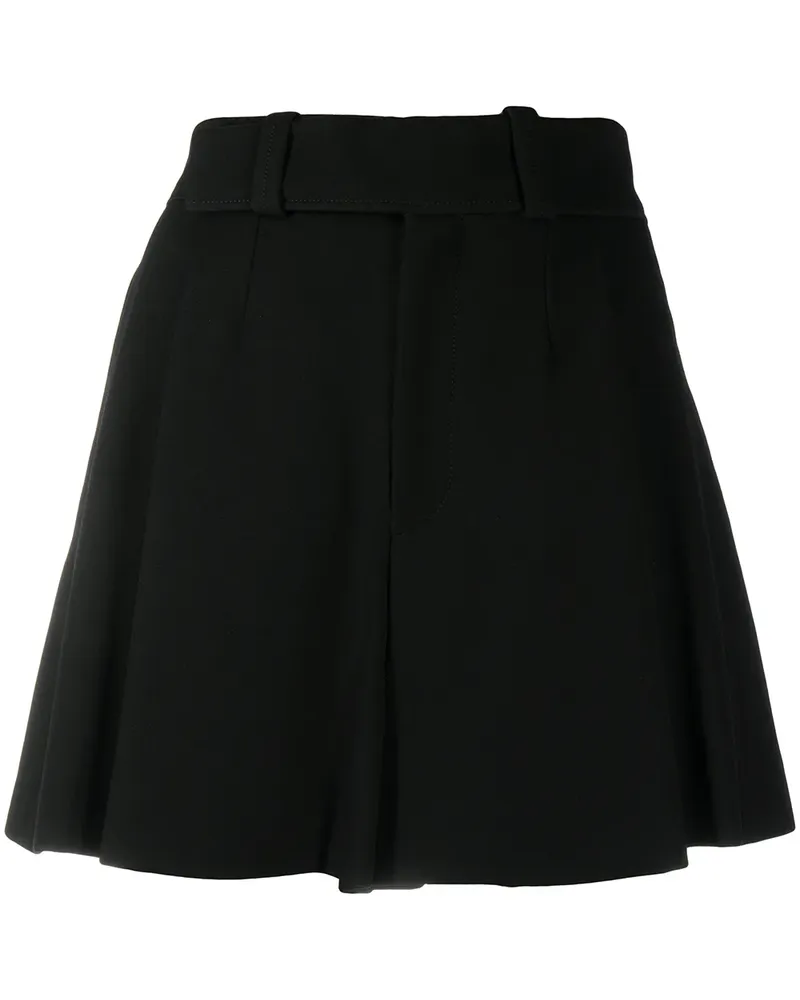 Chloé Hoch sitzende Shorts - Schwarz Schwarz