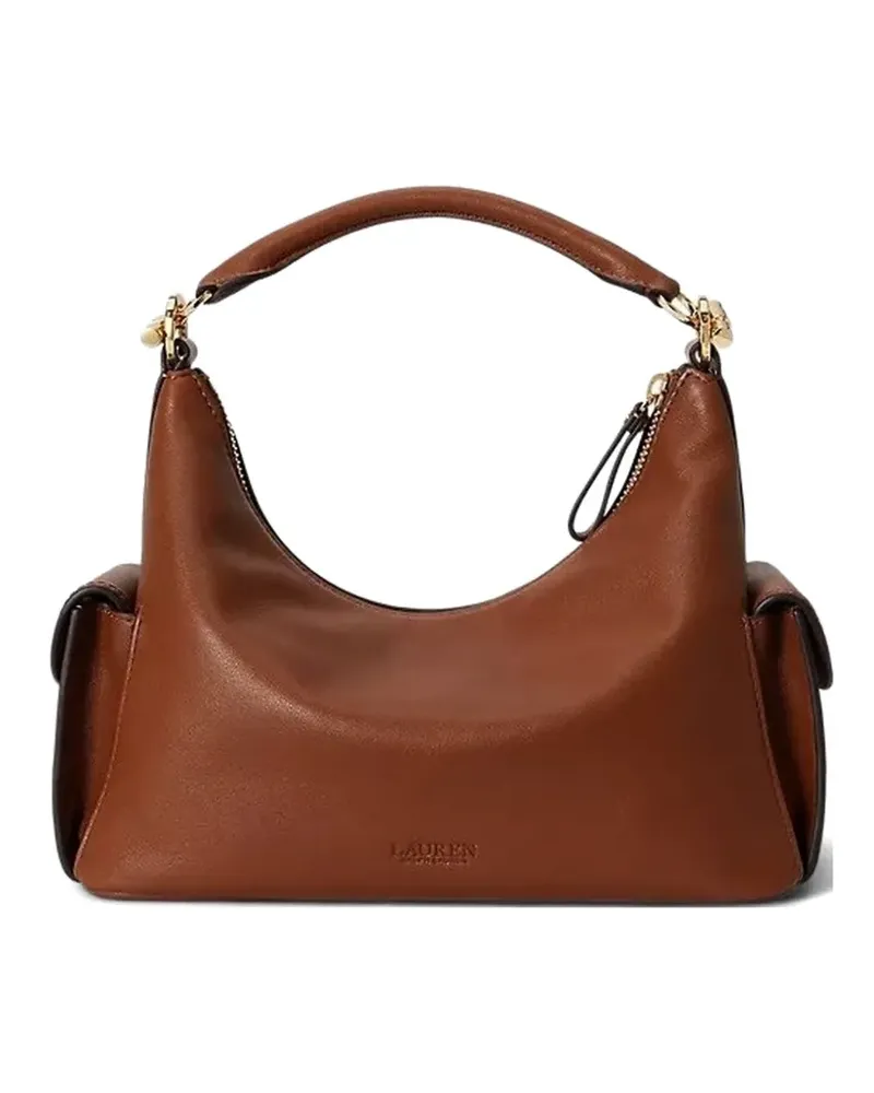 Ralph Lauren small Blaike flap-pocket zip tote bag - Braun Braun